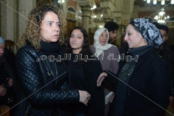 نجوم الفن في عزاء سعيد عبد الغني