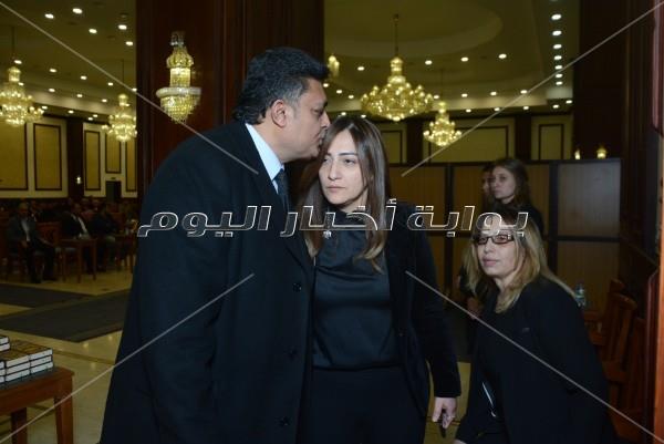 مصطفى قمر ونصر محروس في عزاء عاطف المناوي