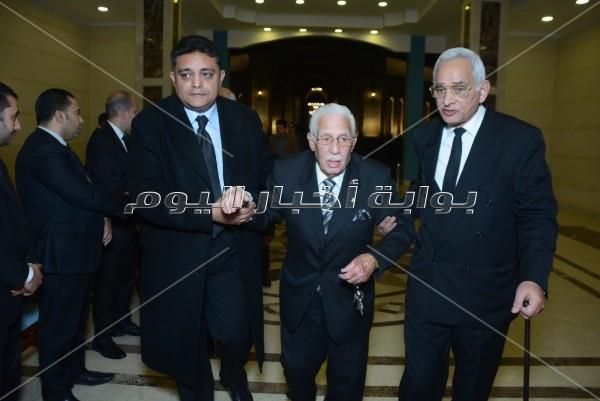 مصطفى قمر ونصر محروس في عزاء عاطف المناوي
