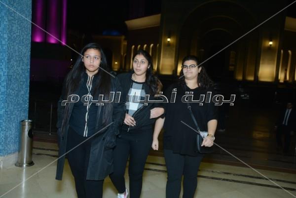 مصطفى قمر ونصر محروس في عزاء عاطف المناوي