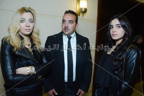 مصطفى قمر ونصر محروس في عزاء عاطف المناوي