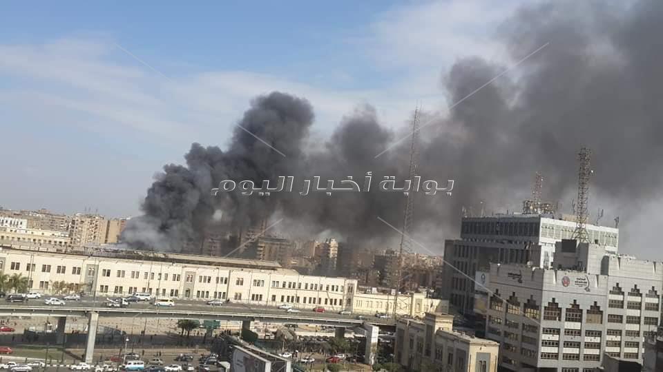 حريق محطة مصر