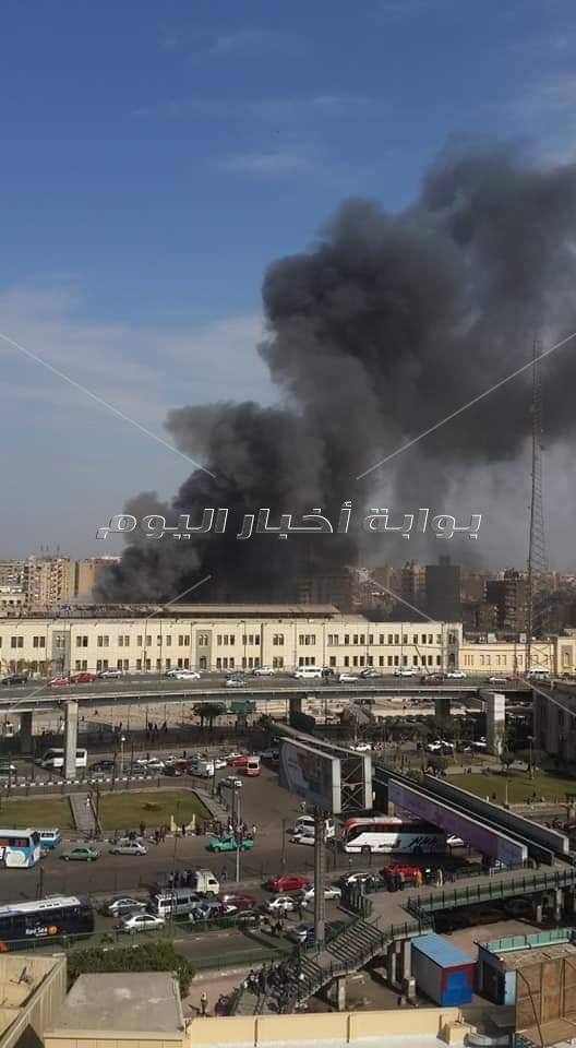 حريق محطة مصر