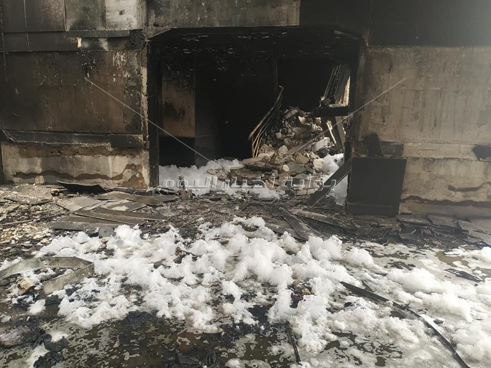 وصول رئيس الوزراء وغادة و ابي ووزير النقل موقع حريق قطار محطة مصر