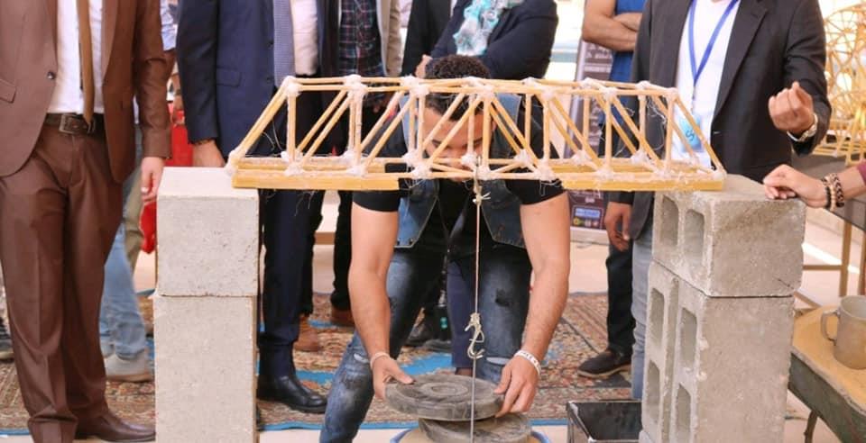"هندسة المطرية" تنظم مسابقة علمية حول تصميم المبانى المضادة للصواريخ والمقاومة للزلازل