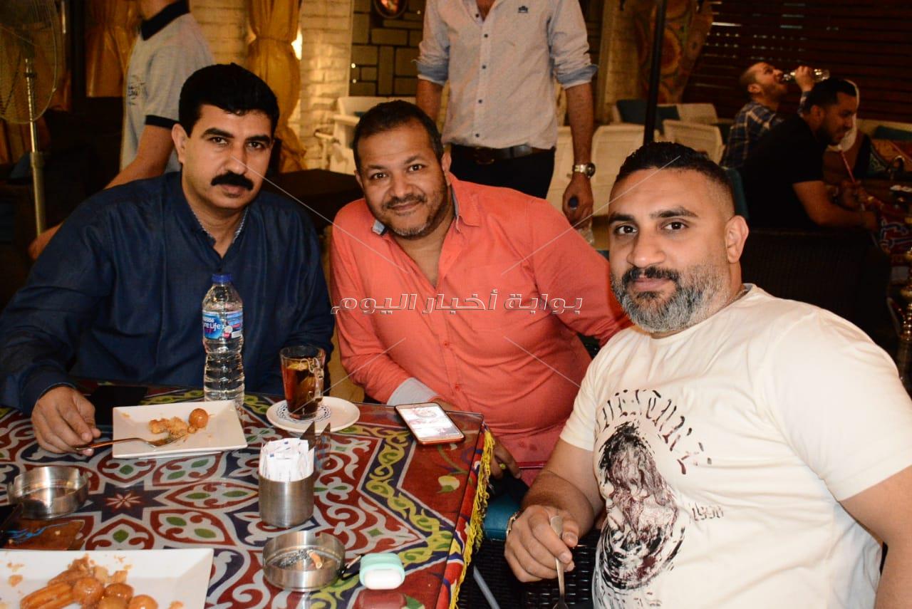 حمدي الوزير ومصطفى حجاج في حفل إفطار بمصر الجديدة