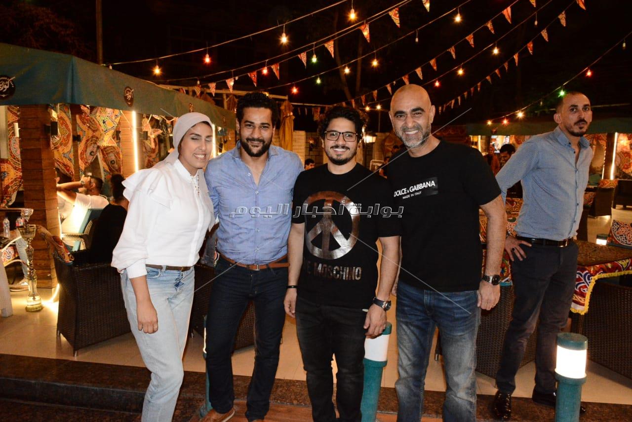 حمدي الوزير ومصطفى حجاج في حفل إفطار بمصر الجديدة