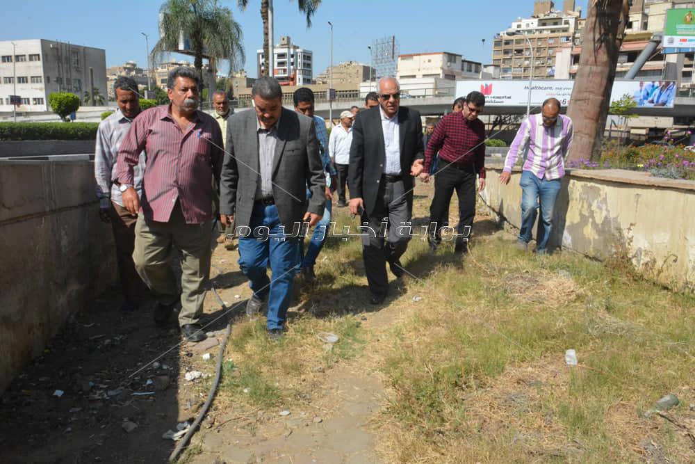 محافظ الجيزة يتابع أعمال رصف وتطوير طريق طراد النيل بتكلفه 33 مليون جنية
