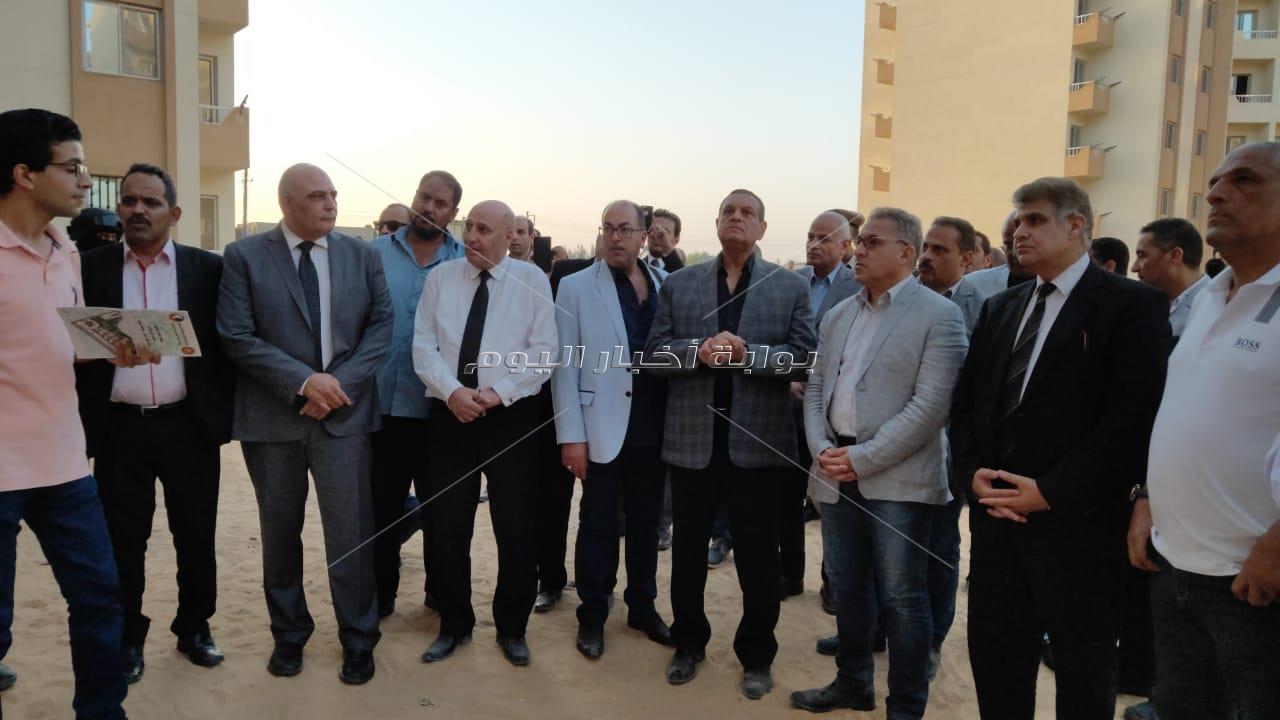  لجنة الإدارة المحلية بالبرلمان تتفقد مجمع فرهاش التعاونى السكنى  الحرفى بحوش عيسى