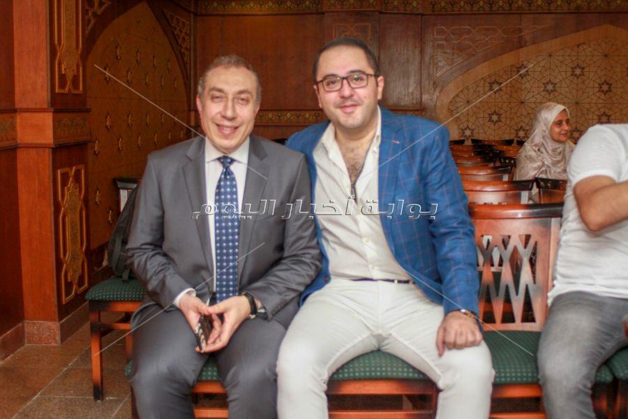 الفنان عمرو عبد العزيز يحتفل بعقد قران شقيقتة بحضور الفنانين