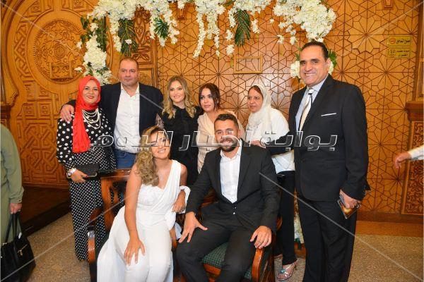 طارق فؤاد يحتفل بعقد قران ابنته على أحمد سيد السبكي