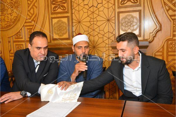 طارق فؤاد يحتفل بعقد قران ابنته على أحمد سيد السبكي