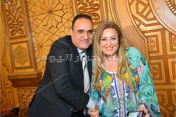 طارق فؤاد يحتفل بعقد قران ابنته على أحمد سيد السبكي