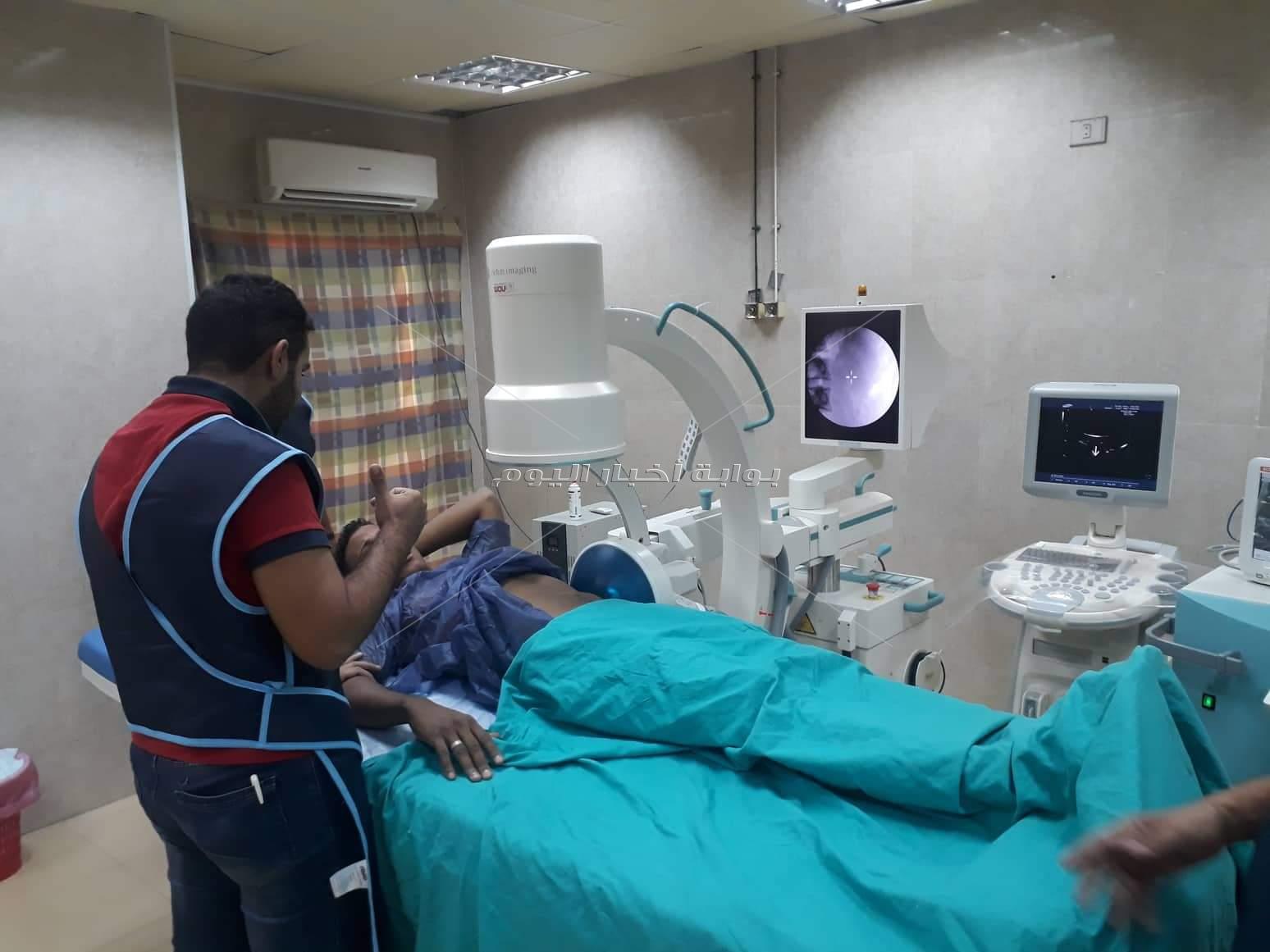 شفاء 26 مريضا بعد تفتيت وإزالة حصوات الكلي لديهم بمستشفي طور سيناء العام