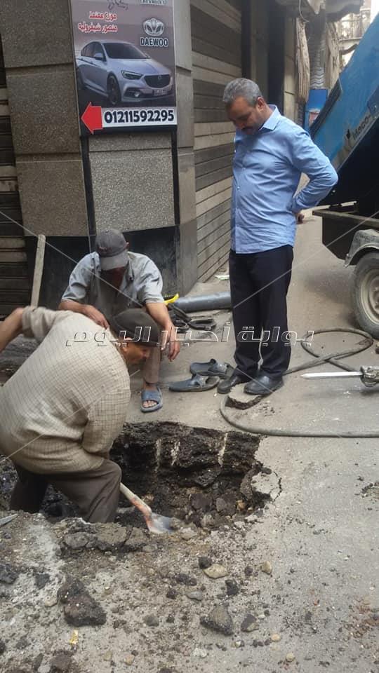 هبوط أرضي يتسبب في ميل عقار من 8 طوابق بالإسكندرية