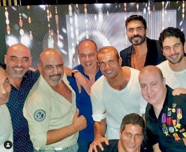 النجوم يحتفلون بعيد ميلاد عمرو دياب