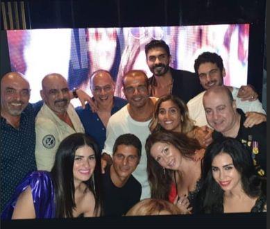 النجوم يحتفلون بعيد ميلاد عمرو دياب