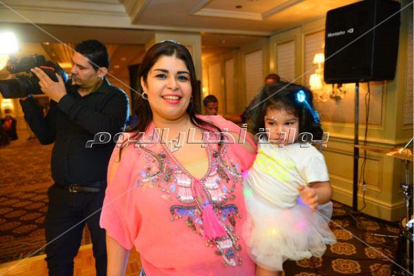 كاريكا وهدى وشحتة في عيد ميلاد أحفاد سمير صبري