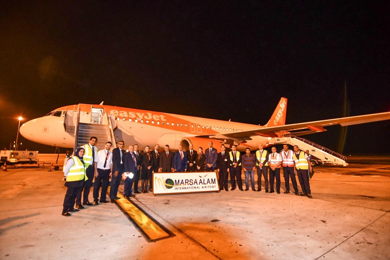 لأول مرة .. هبوط أكبر شركة طيران إنجليزية بمطار مرسى علم