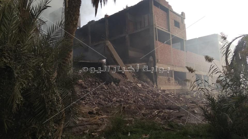 ننشر صورا من داخل «مصنع قليوب» المحترق بعد السيطرة على النيران 
