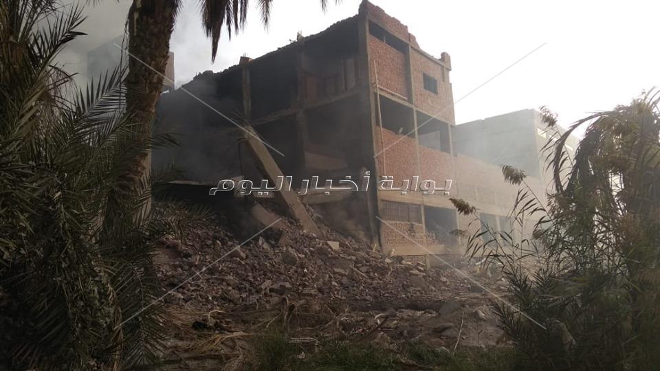 ننشر صورا من داخل «مصنع قليوب» المحترق بعد السيطرة على النيران 