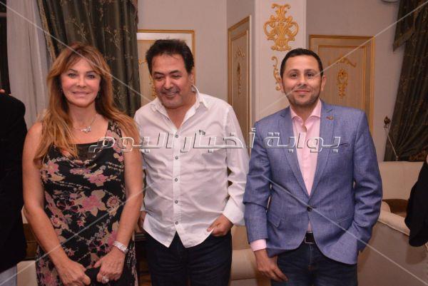 تكريم سمير الإسكندراني وخيري رمضان وفاطمة نعوت بعمارة الايموبيليا
