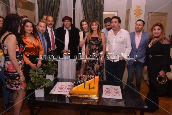 تكريم سمير الإسكندراني وخيري رمضان وفاطمة نعوت بعمارة الايموبيليا