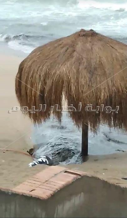 تعرف على حقيقة إلقاء الصرف الصحي بشاطئ الشاطبي في الإسكندرية