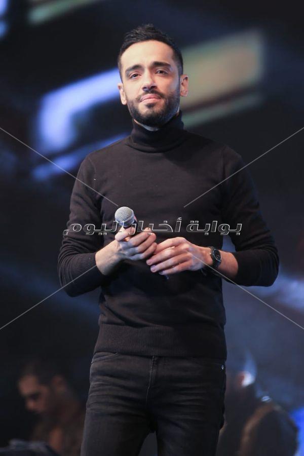  تامر حسني ورامي جمال يُبهران الجمهور على مسرح «3D mapping» يجسد حضارات مص