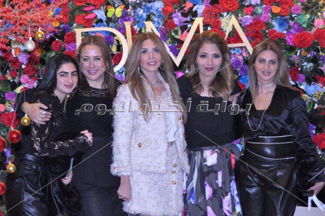 ليلى علوي ونيرمين الفقي ونيللي كريم ودرة فى حفل عرض مجوهرات وأزياء
