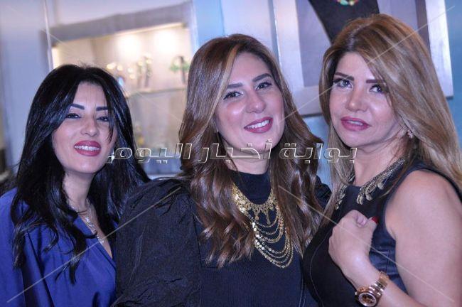 ليلى علوي ونيرمين الفقي ونيللي كريم ودرة فى حفل عرض مجوهرات وأزياء
