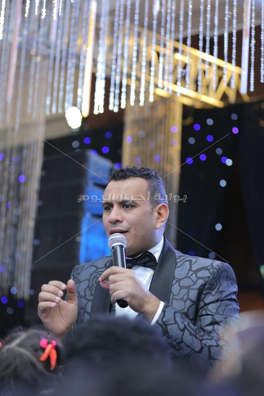  الليثي ودينا يشعلان زفاف «مينا وناردين» بحضور مشاهير الإسكندرية