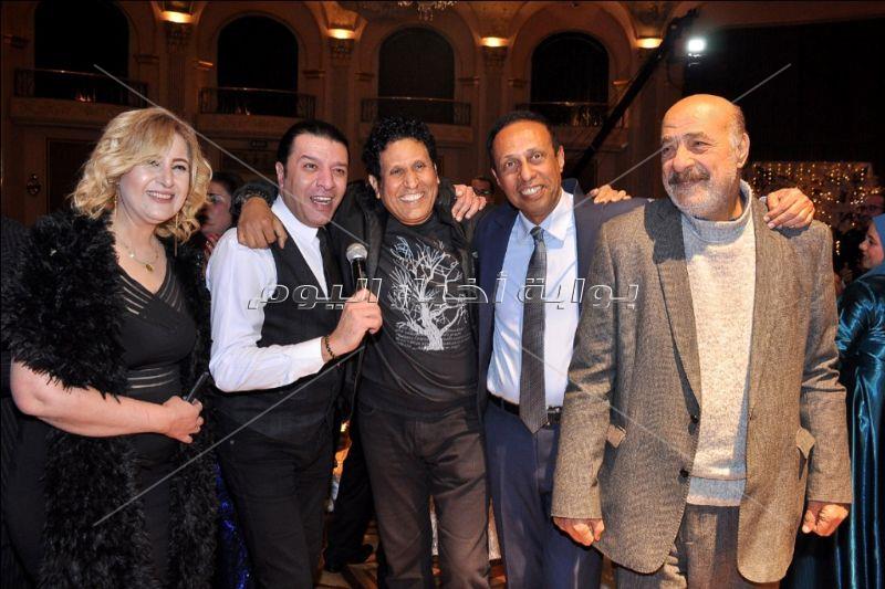 مدحت صالح ومصطفى كامل وعلا رامى يحتفلون بزفاف ابن فيصل خورشيد