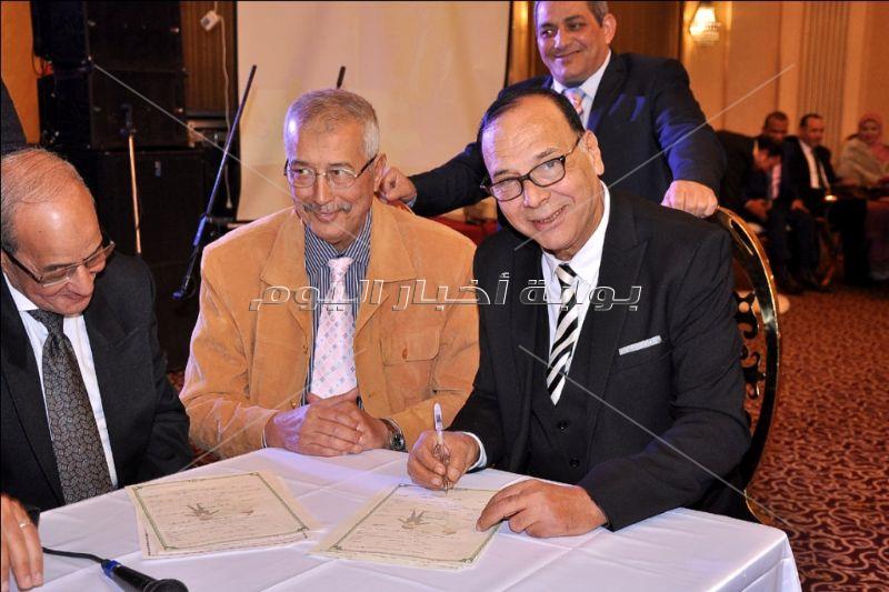 مدحت صالح ومصطفى كامل وعلا رامى يحتفلون بزفاف ابن فيصل خورشيد