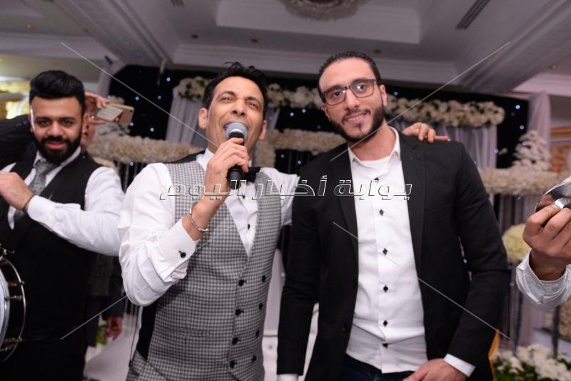 سعد الصغير وياسر عدوية يحتفلان بزفاف «عمرو ودينا»