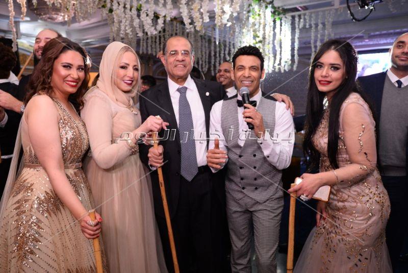 سعد الصغير وياسر عدوية يحتفلان بزفاف «عمرو ودينا»