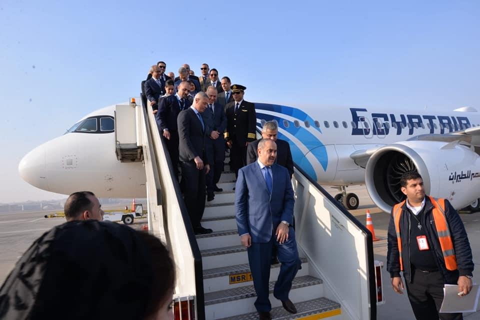 طائرة مصرللطيران الأولى A320 neo بمطار القاهرة