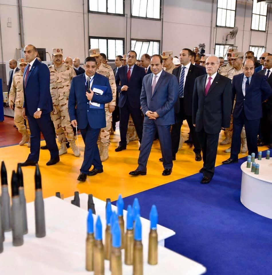 الرئيس عبد الفتاح السيسي يحضر صباح اليوم افتتاح مصنع 300 الحربي