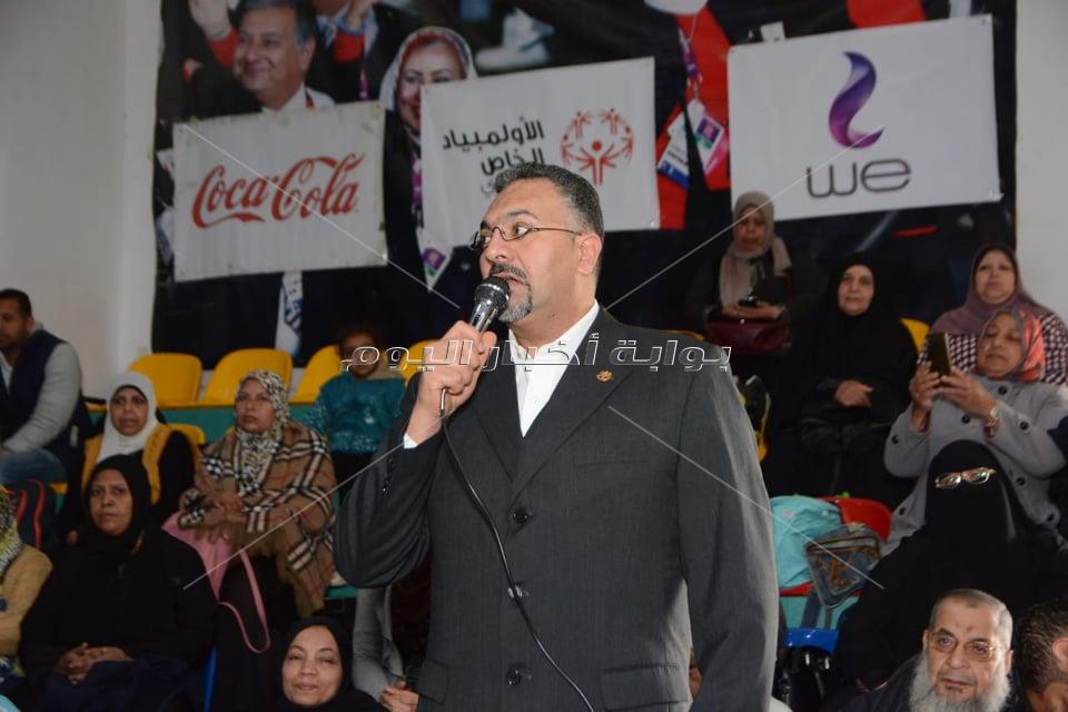 انطلاق المسابقة الوطنية للاولمبياد الخاص المصري في رفع الأثقال