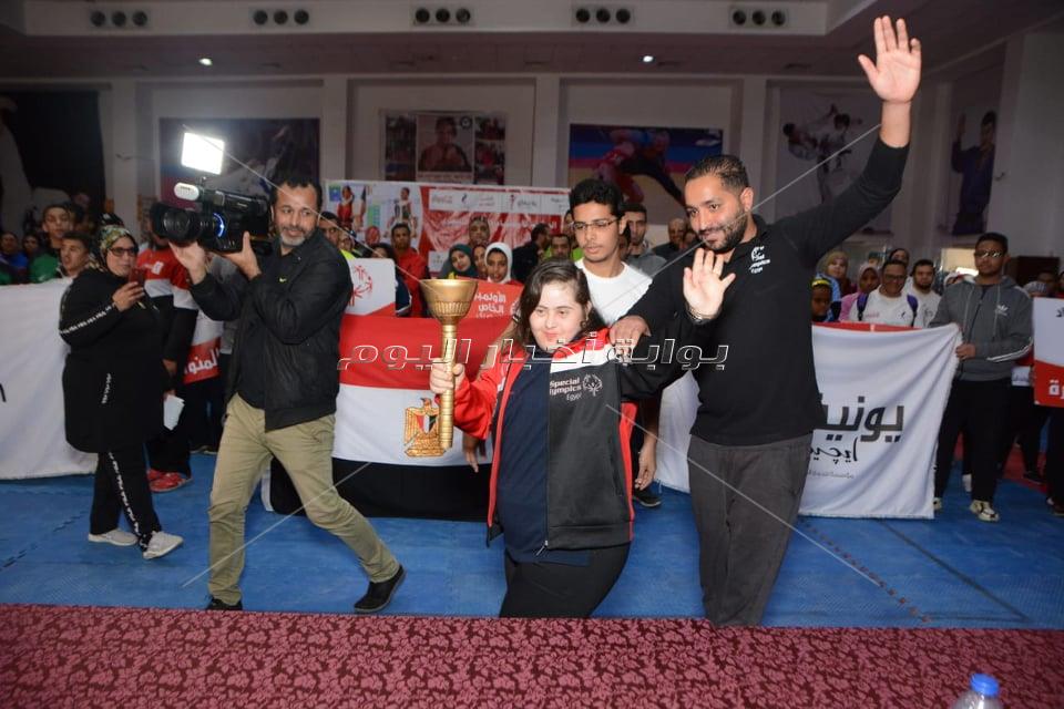 انطلاق المسابقة الوطنية للاولمبياد الخاص المصري في رفع الأثقال