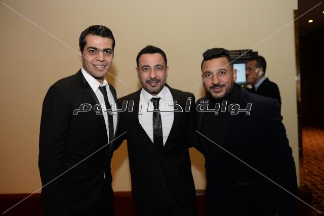 تامر حسني وحماقي والعسيلي والليثي يحتفلون بزفاف يورا محمد