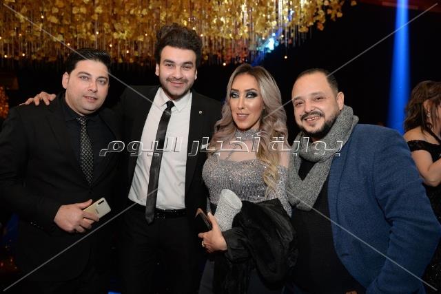 تامر حسني وحماقي والعسيلي والليثي يحتفلون بزفاف يورا محمد