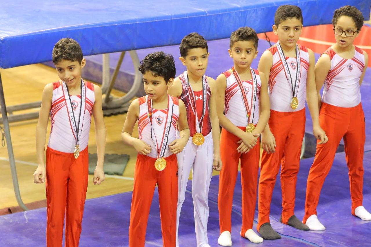 الزمالك يحصد 30 ذهبية في بطولة الجمهورية لجمباز الترامبلوين 2020