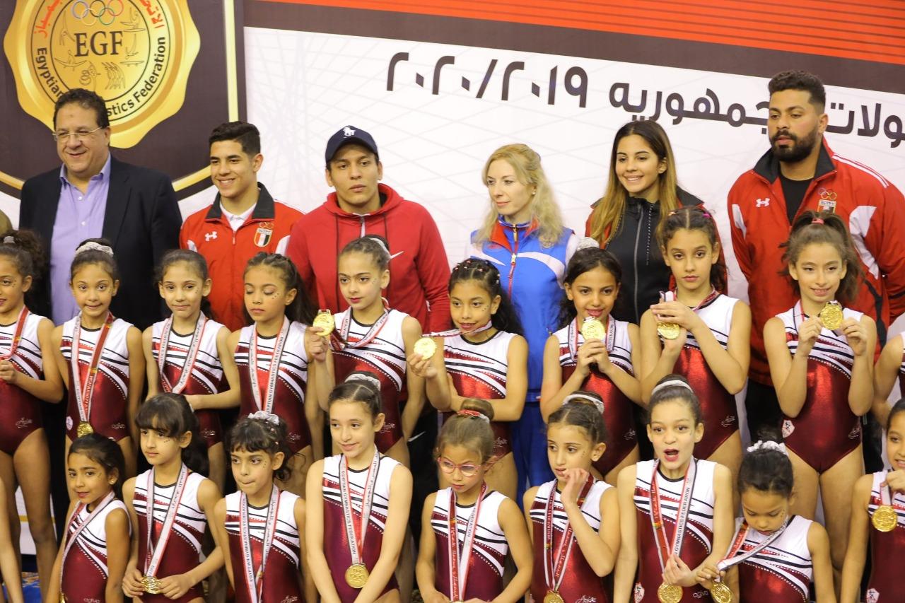 الزمالك يحصد 30 ذهبية في بطولة الجمهورية لجمباز الترامبلوين 2020