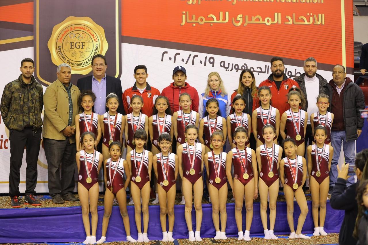 الزمالك يحصد 30 ذهبية في بطولة الجمهورية لجمباز الترامبلوين 2020