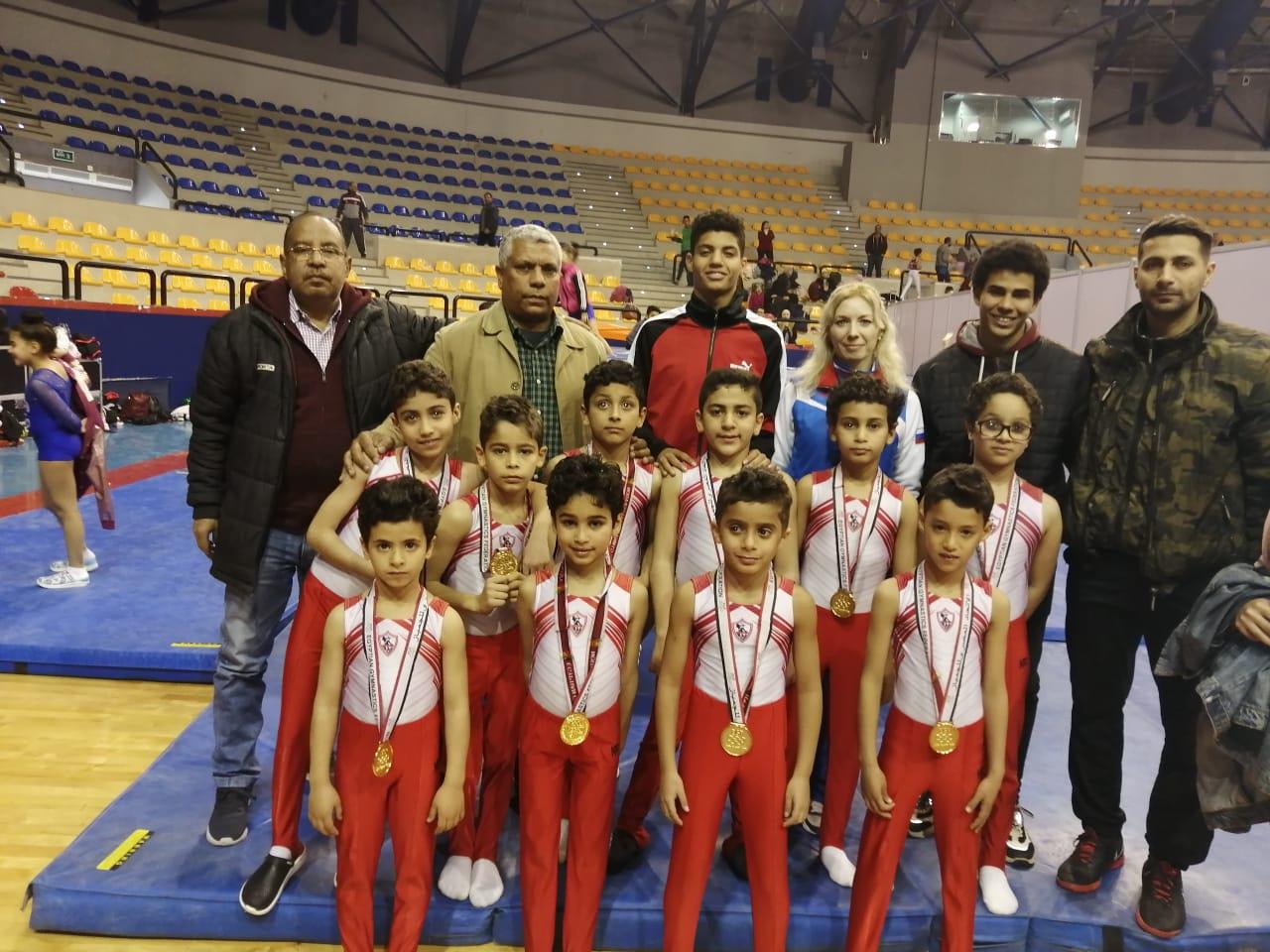 الزمالك يحصد 30 ذهبية في بطولة الجمهورية لجمباز الترامبلوين 2020