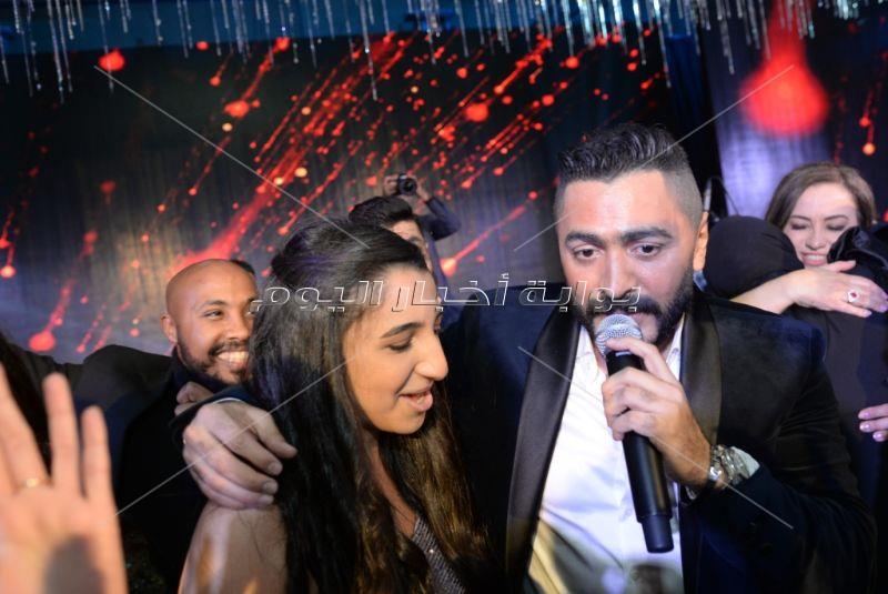 نجوم الرياضة والإعلام يحتفلون بزفاف ابنة مدحت شلبي
