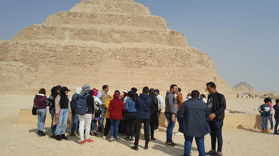  مركز زاهي حواس للمصريات ينظم زيارة علمية لآثار سقارة 