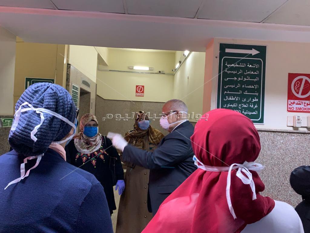 الخشت يتفقد عددا من المستشفيات