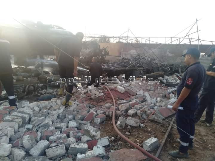 تفاصيل انفجار 300 أسطوانة بوتاجاز بقنا